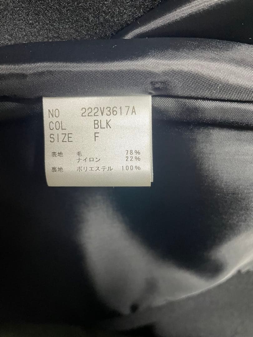 ［knskn] ◆ELLIEエリー◆ケープコート◆ブラック