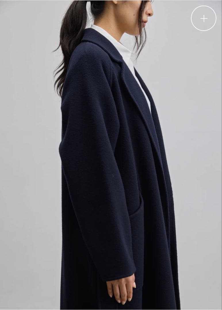 【屋内試着のみ美品】SOÈJUウールリバーローブコート