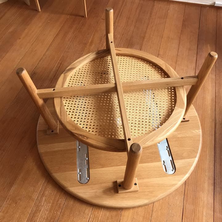 unico SOLK ローテーブル Φ760 机 円形 ウッド ウニコ