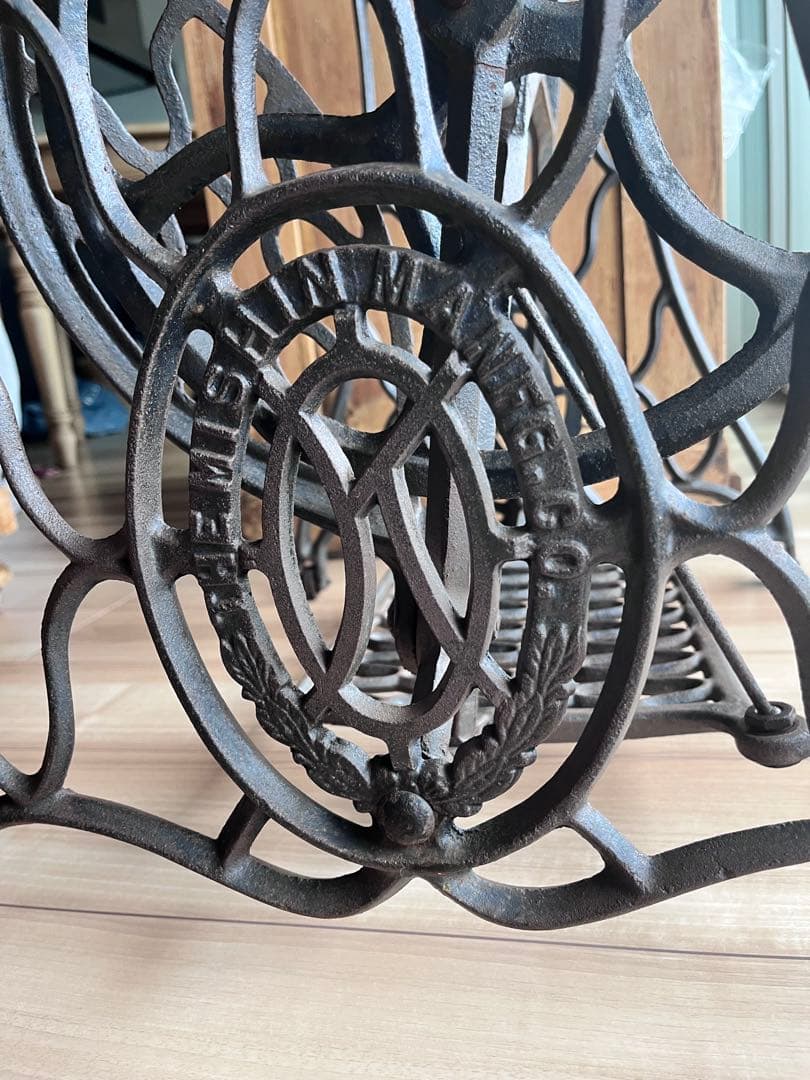 アンティーク　ミシン台　脚