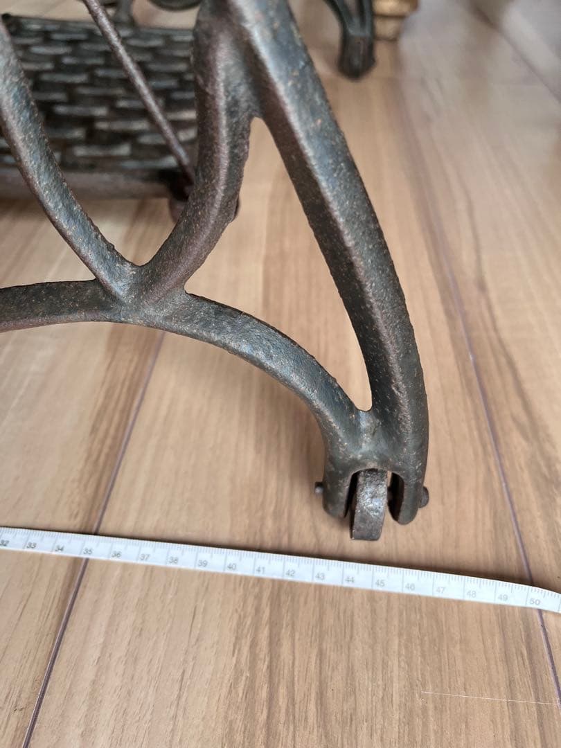 アンティーク　ミシン台　脚