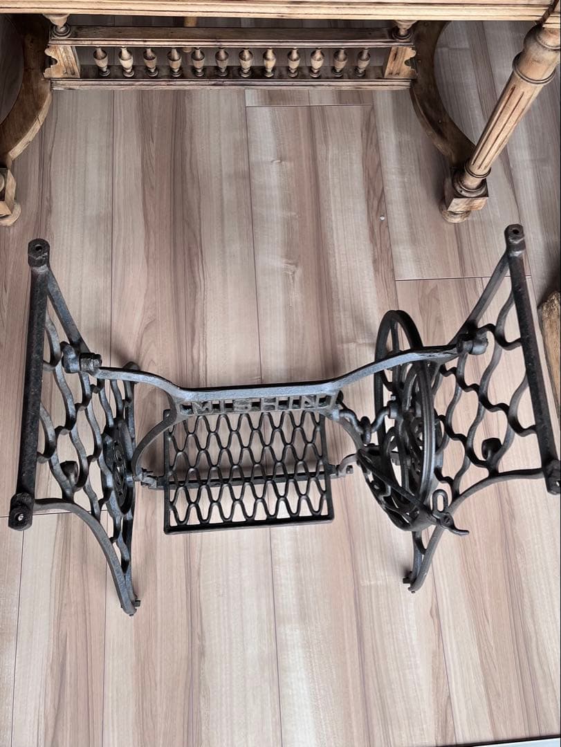 アンティーク　ミシン台　脚