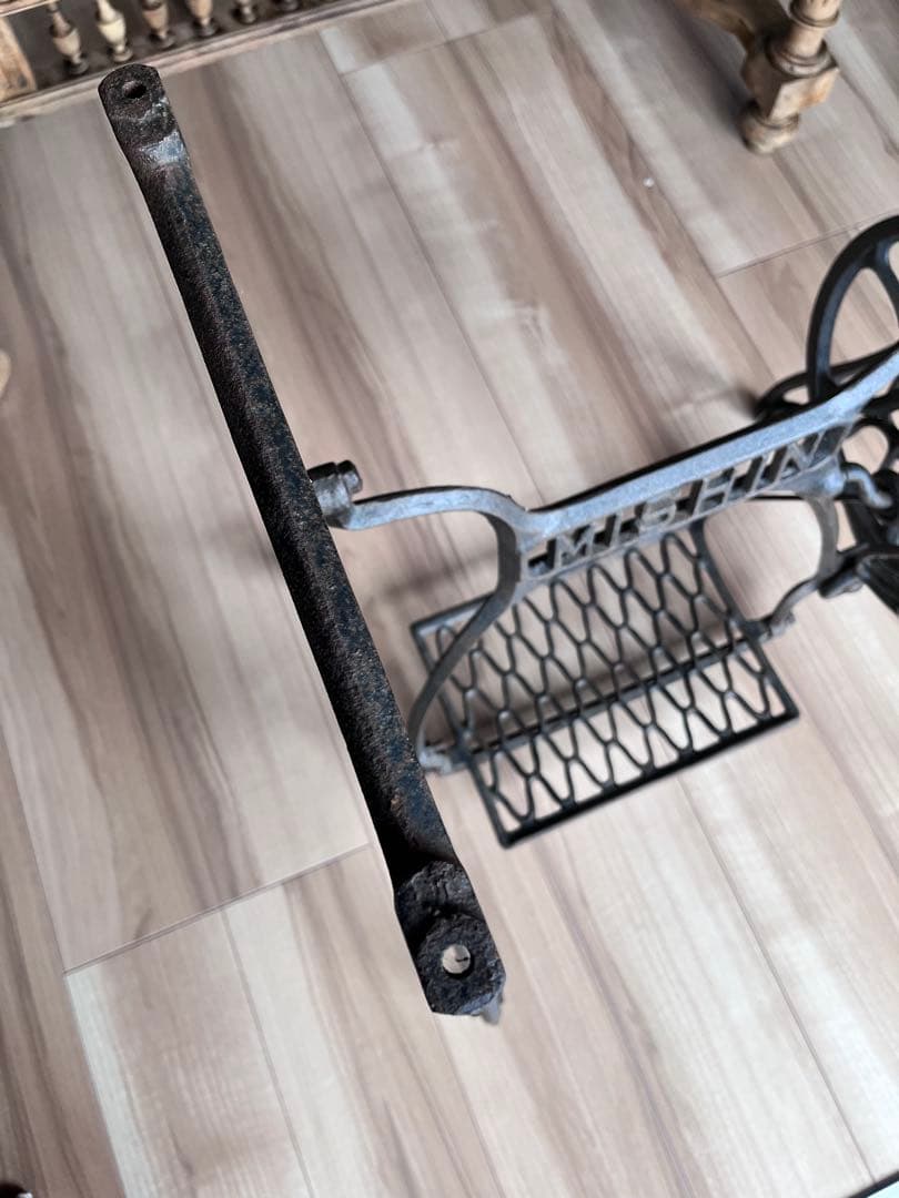 アンティーク　ミシン台　脚