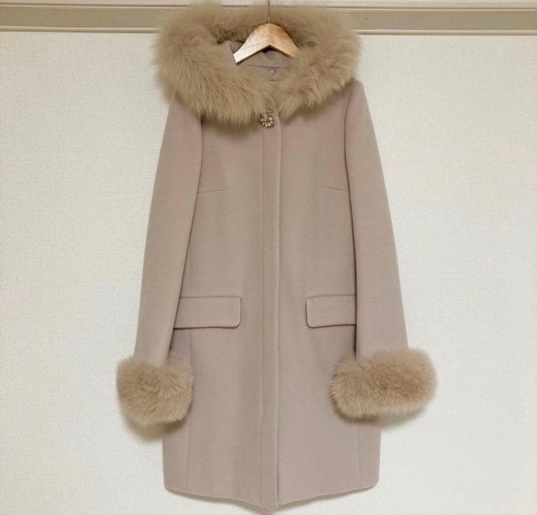 Apuweiser-riche フードファー付き5wayコートM size