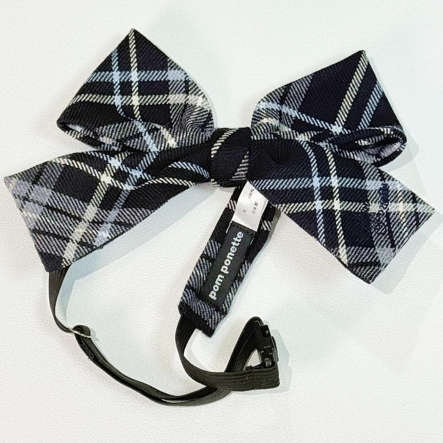 ポンポネット 卒服 スーツ 4点セット 150cm 紺チェック 美品 フォーマル