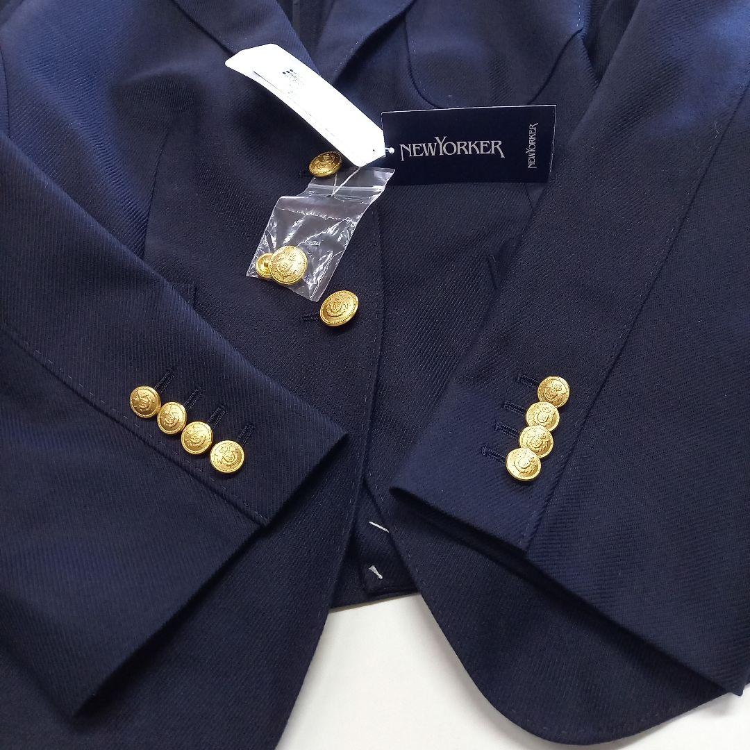 NEW YORKER ニューヨーカー 紺ブレ 金ボタン 大きい21号 未使用