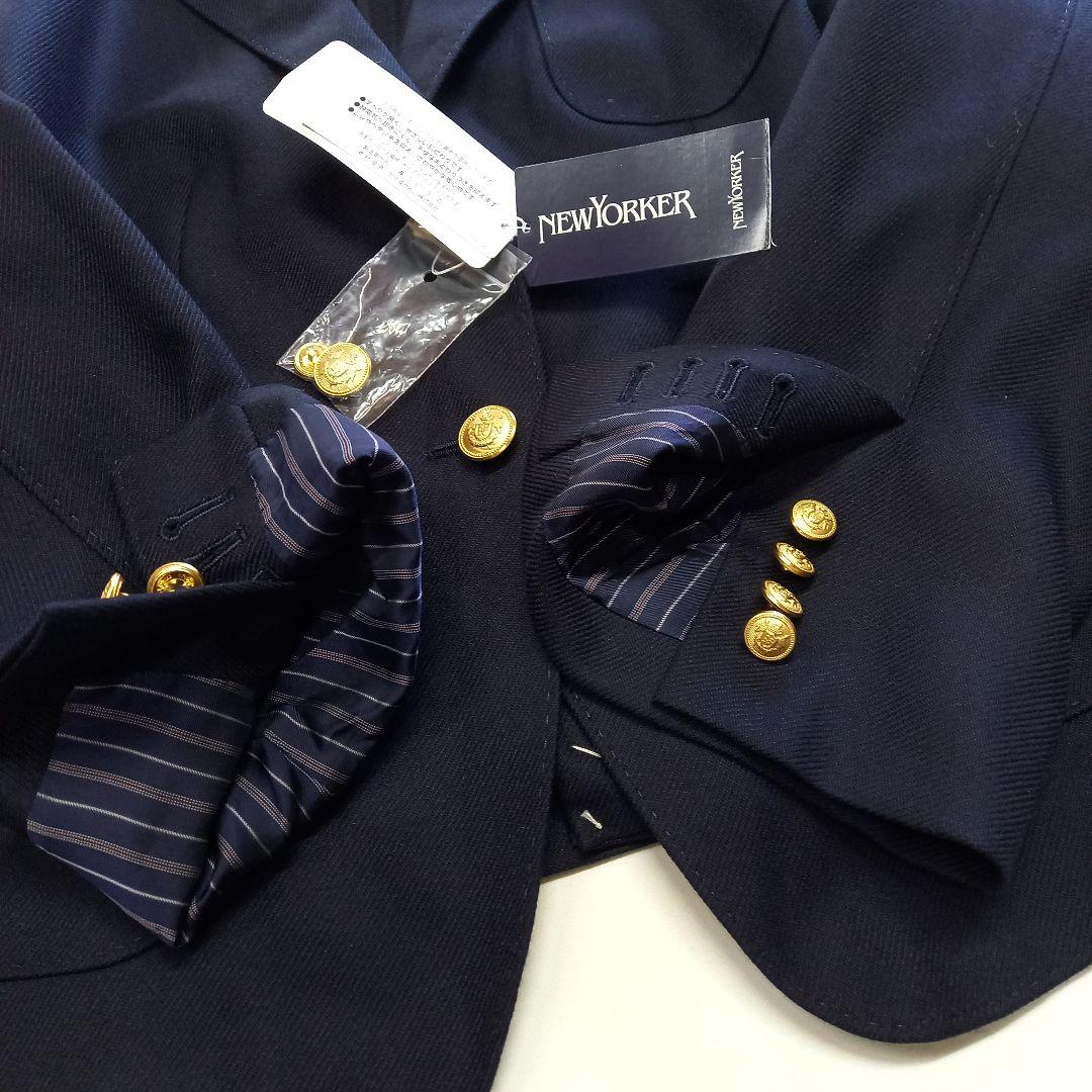 NEW YORKER ニューヨーカー 紺ブレ 金ボタン 大きい21号 未使用