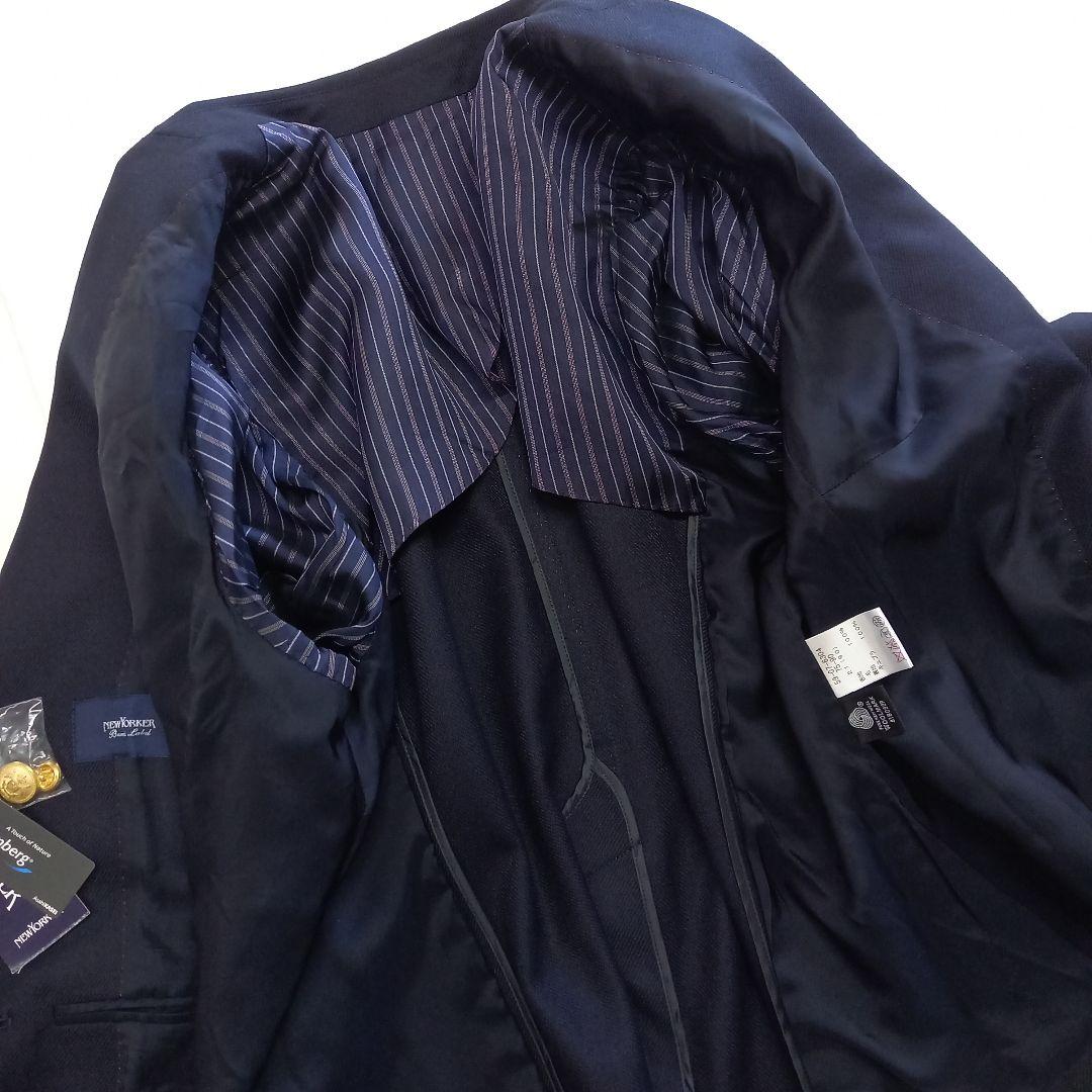 NEW YORKER ニューヨーカー 紺ブレ 金ボタン 大きい21号 未使用