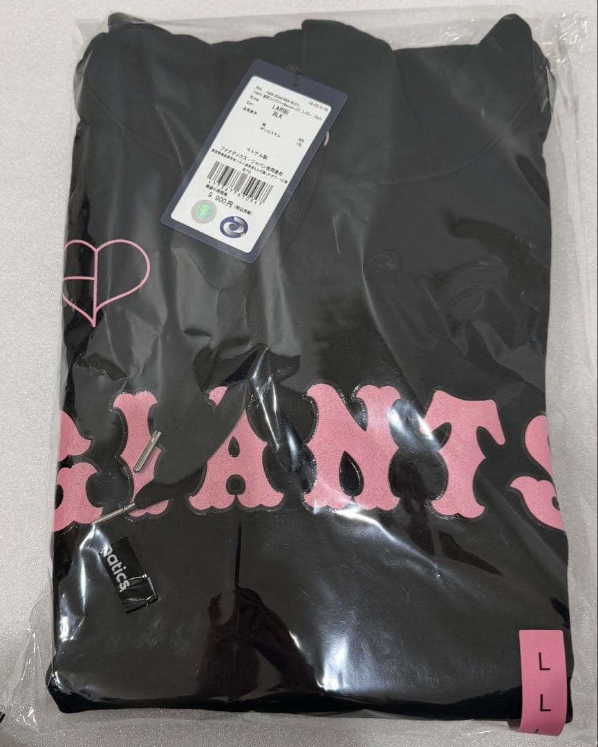 読売ジャイアンツ×BLACKPINK ブラック ロゴ フーディー