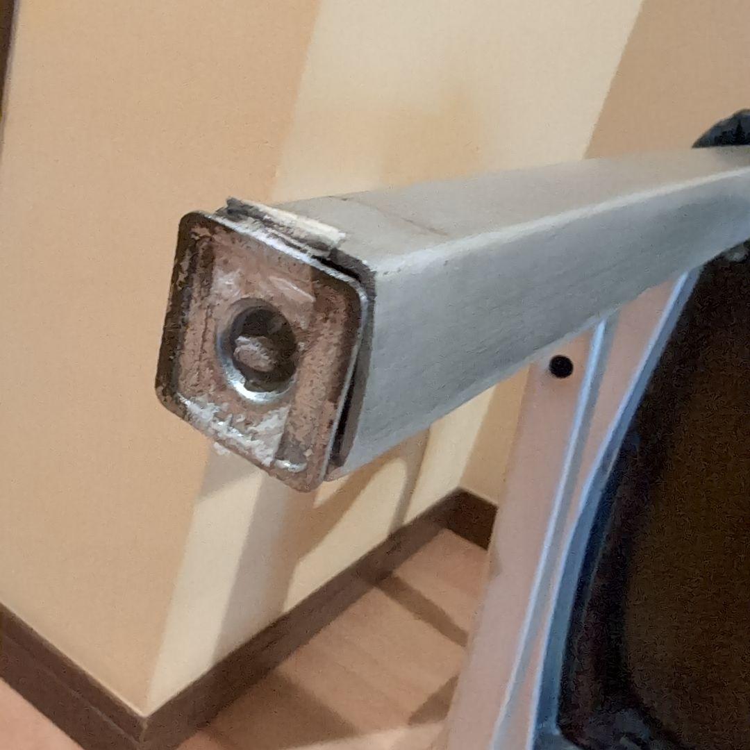 JM　①アメリカヴィンテージ　アルミ　NAVYアームチェア　エメコ4脚引取