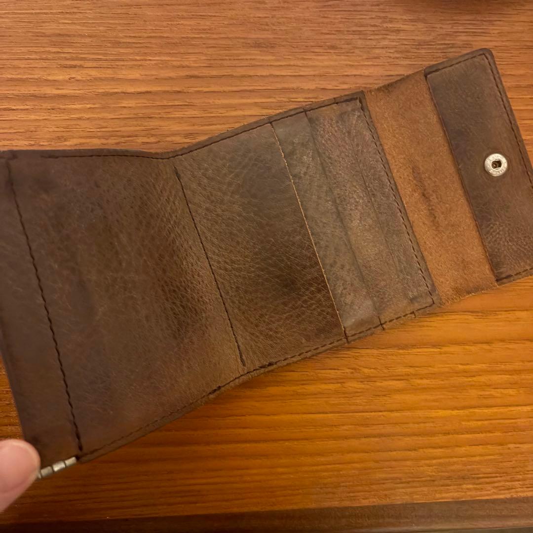 美品＊Hender Scheme clasp wallet チョコ　折り財布