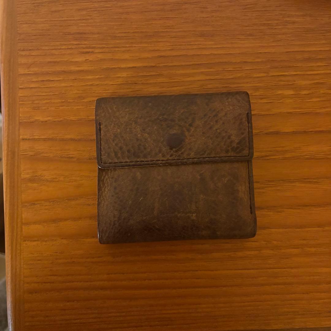 美品＊Hender Scheme clasp wallet チョコ　折り財布