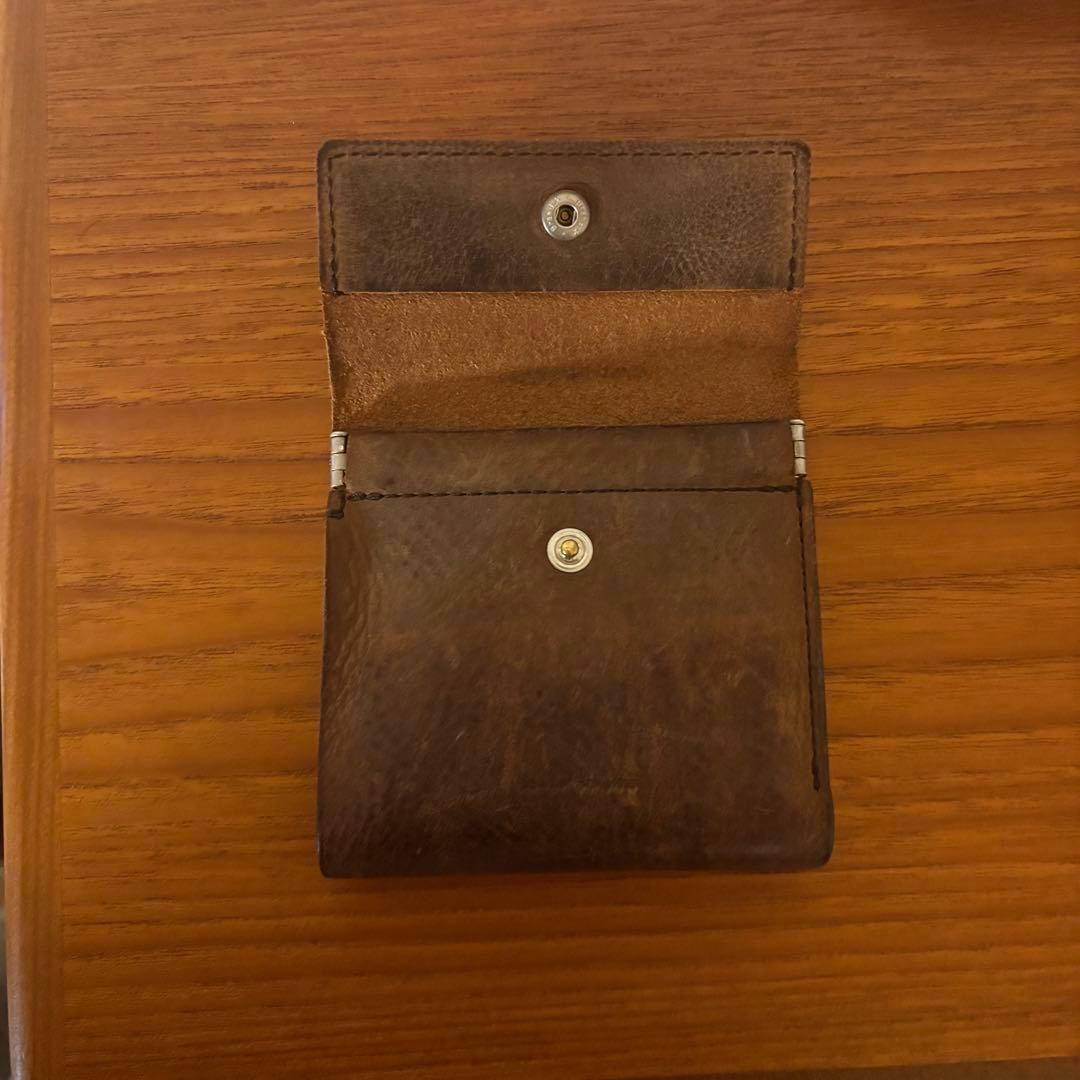 美品＊Hender Scheme clasp wallet チョコ　折り財布