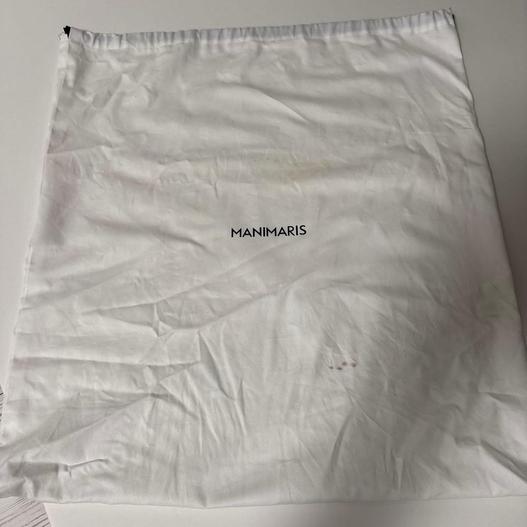 MANIERES かごバッグ ナチュラル ブラック