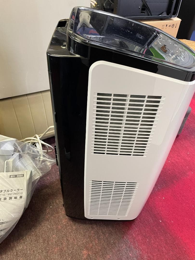 美品 アイリスオーヤマ ポータブルクーラー IPP-2621G 2021年製2F