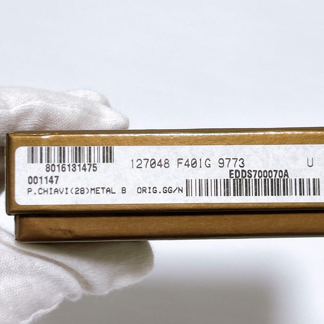 新品未使用✨GUCCI キーケース 6連 GG キャンバス ブラウン シマ