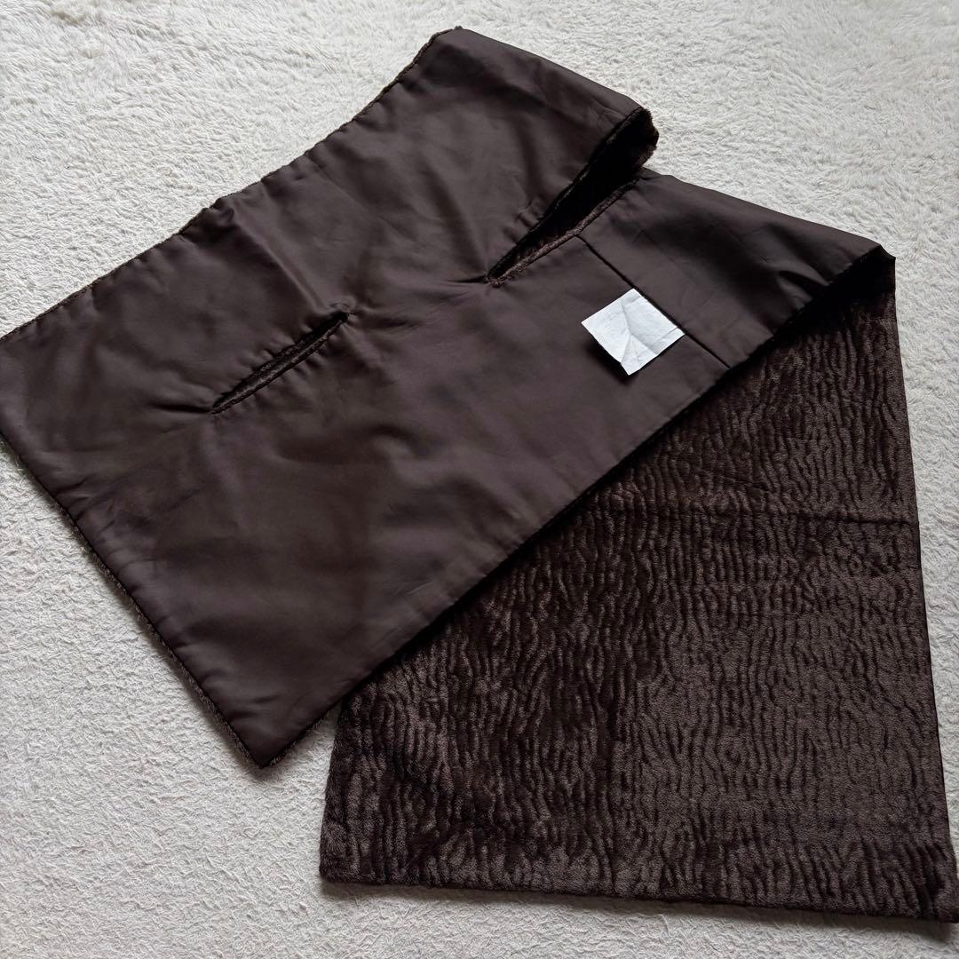 【90s】コムデギャルソン マフラー ストール フェイクファー ブラウン 激レア