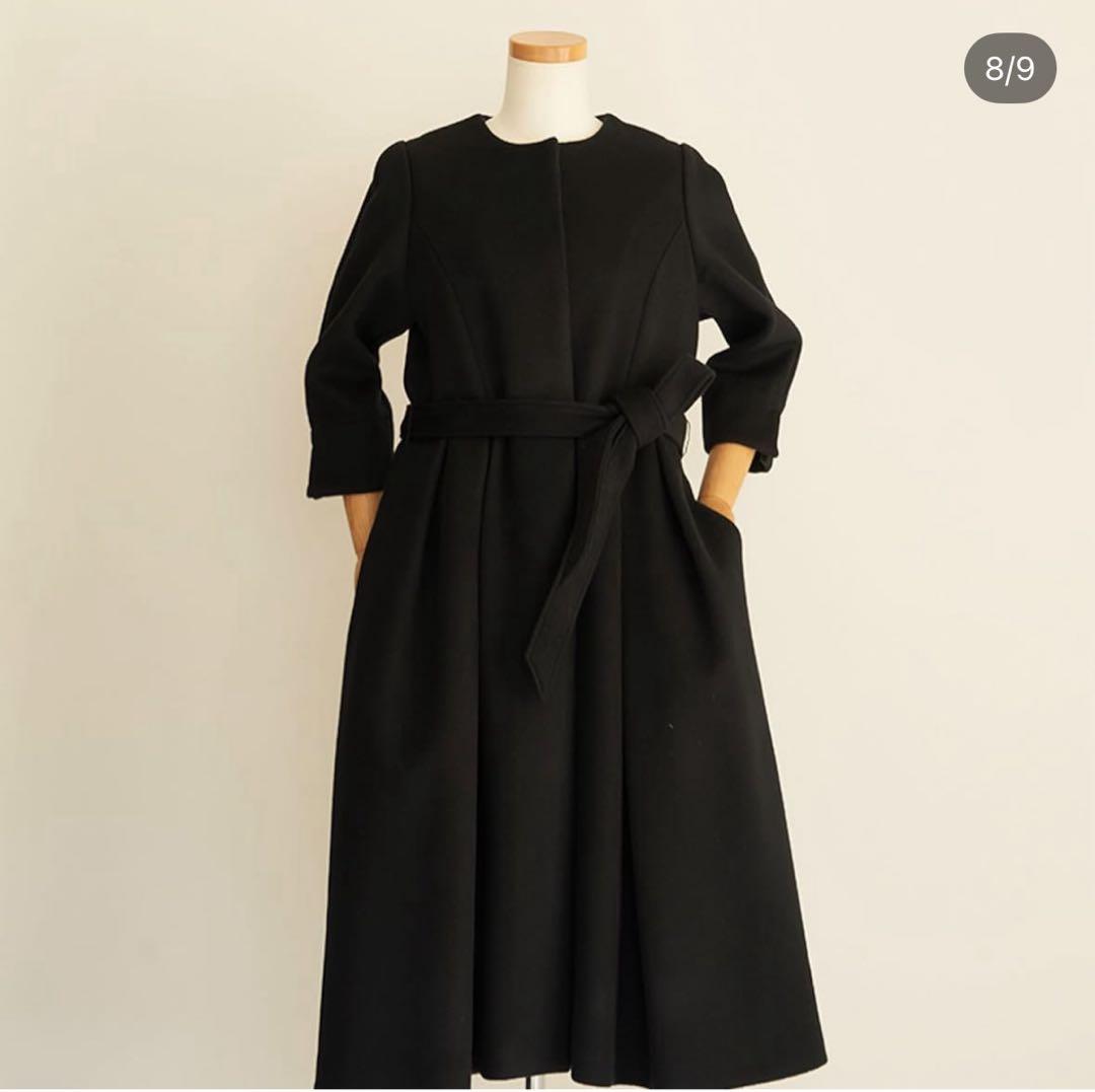 アトリエケイスズキ　UNIブラック ロングドレス