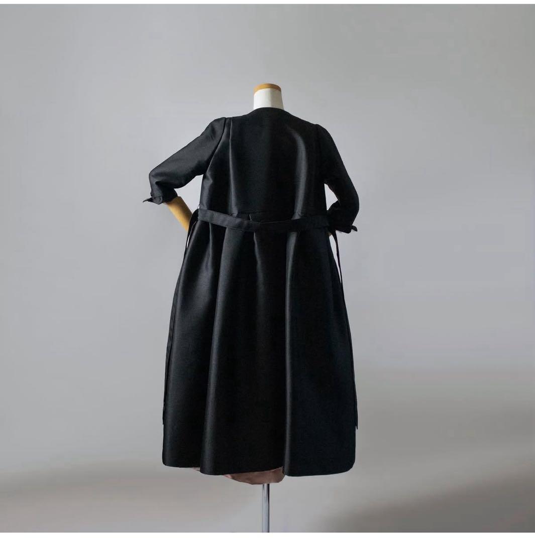 アトリエケイスズキ　UNIブラック ロングドレス