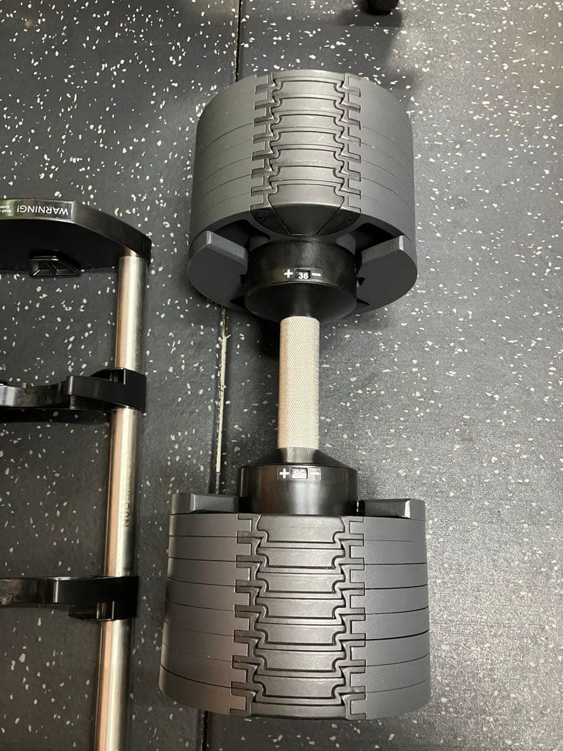 ①フレックスベル 36キロ2キロ刻み 可変式ダンベル FLEXBELL