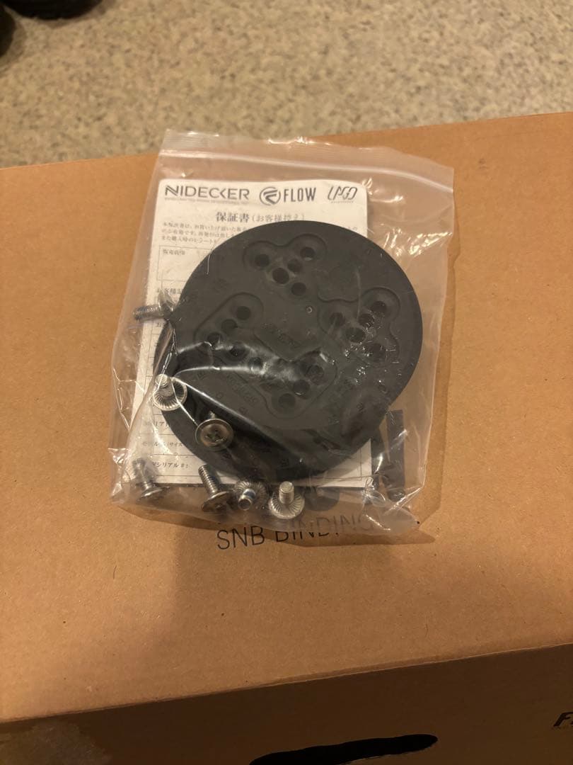 FLOW SNB ビンディング ブラック 元箱付き　スノーボード　サイズL