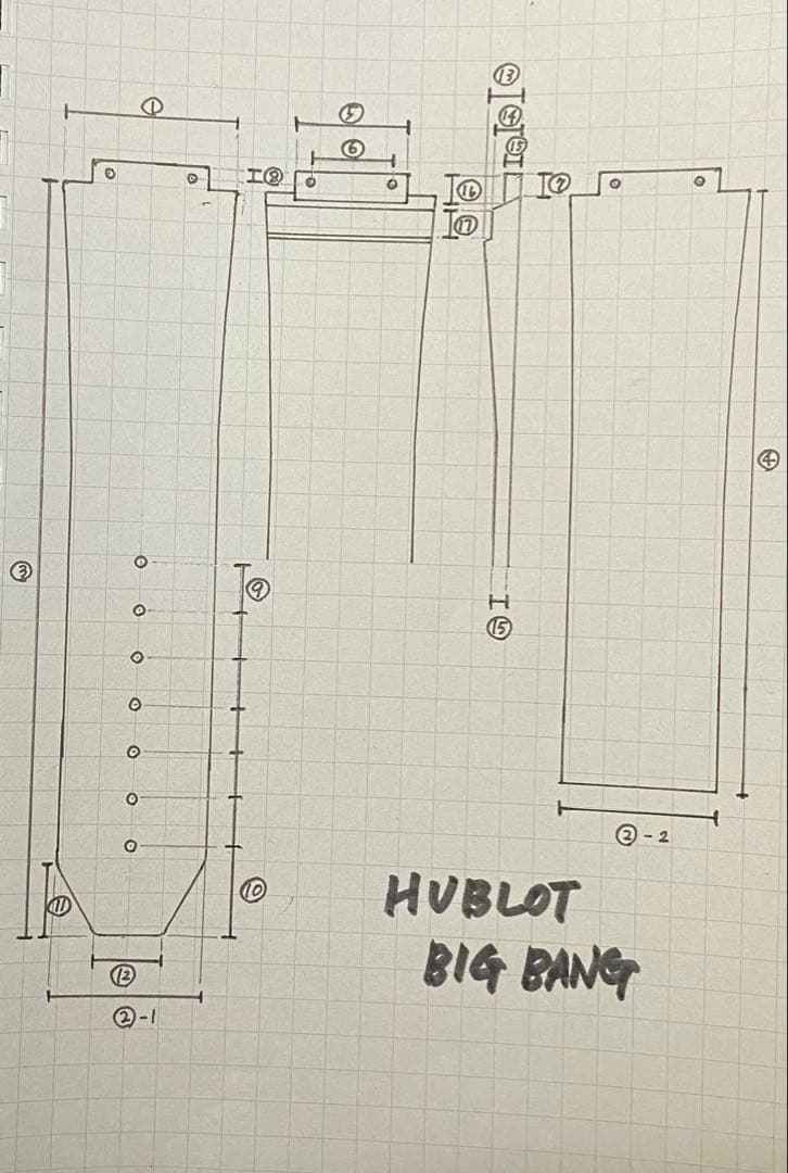 ✏️パラダイス木更津　HUBLOT（ウブロ）専用ストラップ・オーダー製作