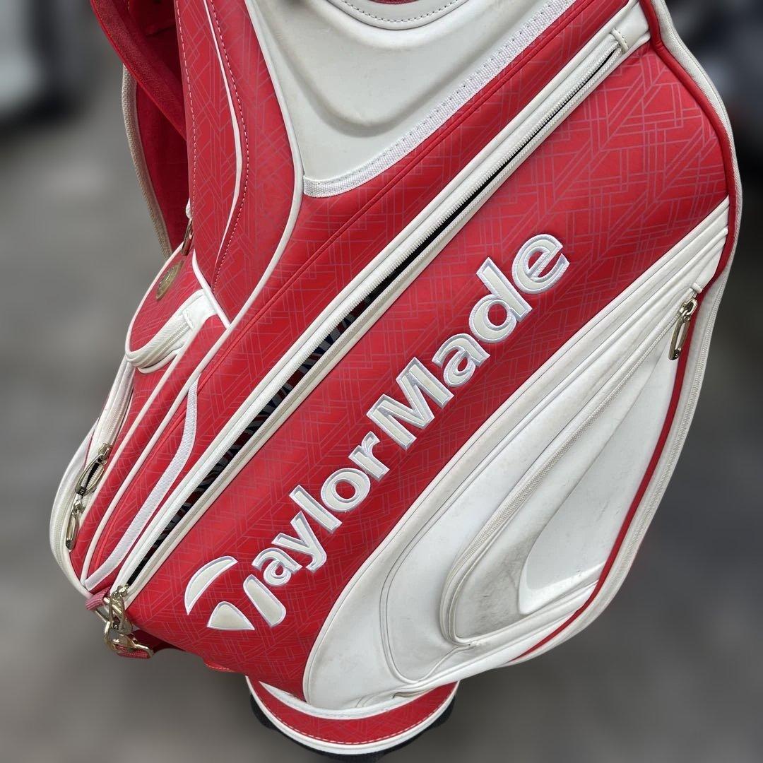 TaylorMade ゴルフツアーキャディバッグ レッド/ホワイト