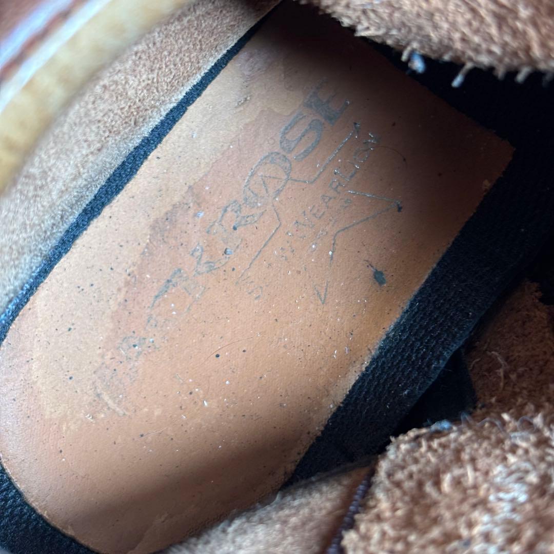 【極美品】スローウェアライオン×ジャックローズ　ワークブーツ　サイドジップ