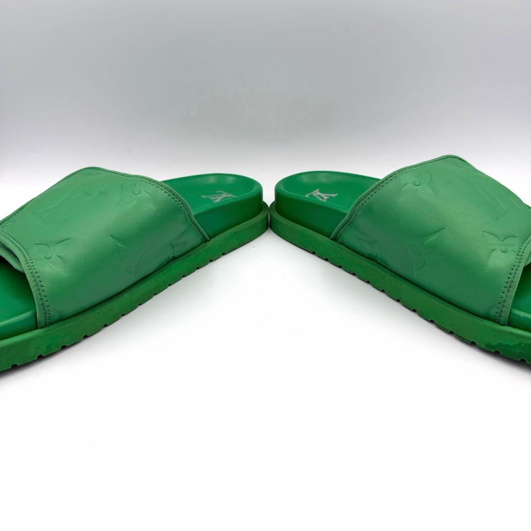 最終値下げ‼️LOUIS VUITTON ルイヴィトン サンダル グリーン 緑