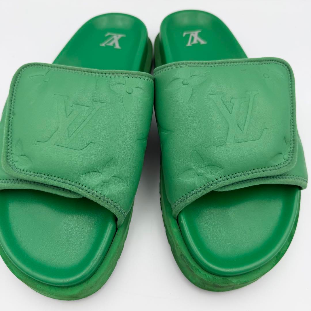 最終値下げ‼️LOUIS VUITTON ルイヴィトン サンダル グリーン 緑