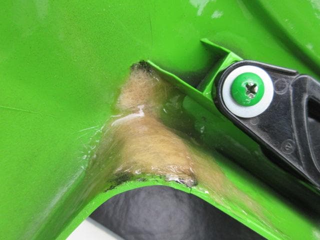 Kawasaki ZRX1200R 純正フロントカウル フォグ付き 中古良品