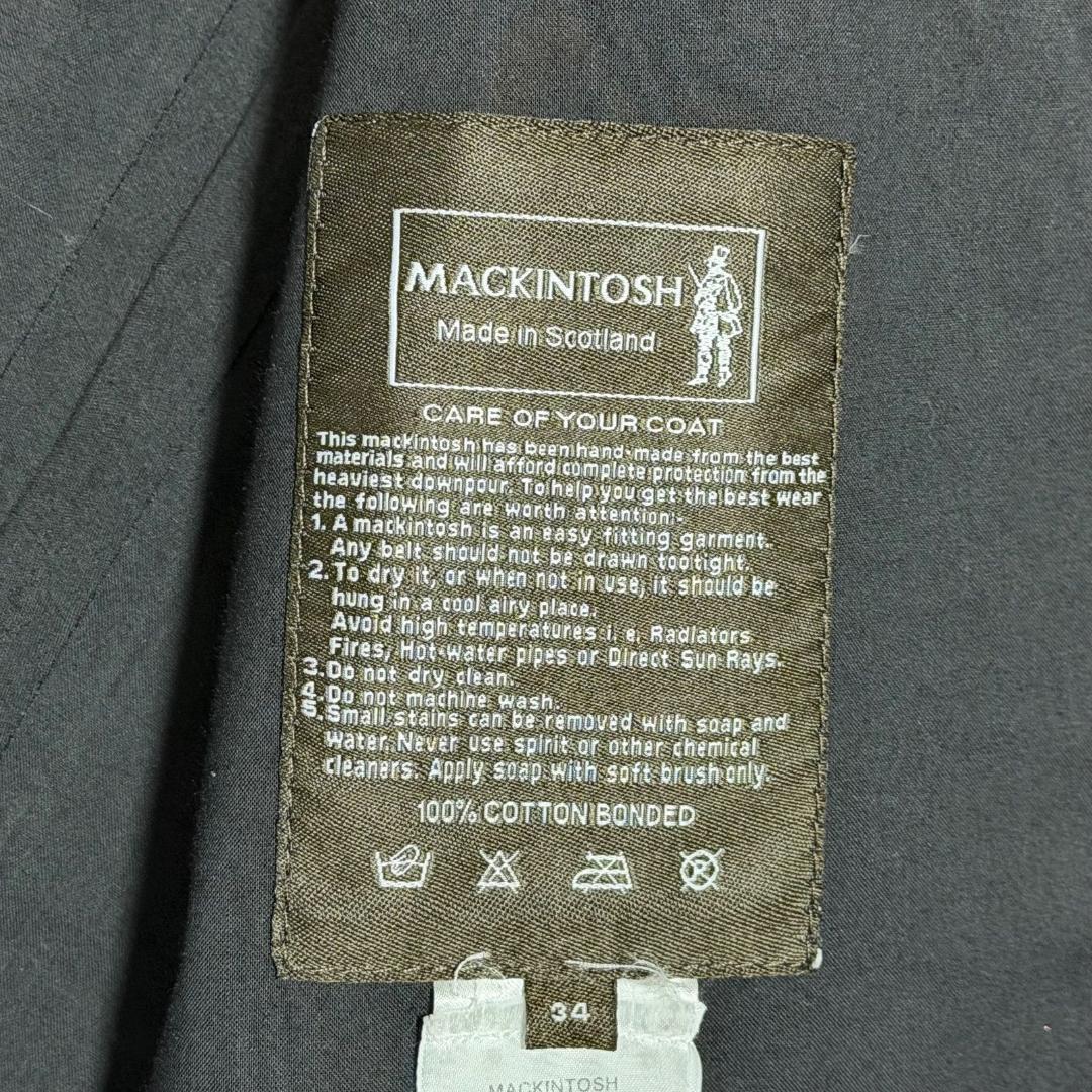 16063✨良品✨マッキントッシュ トレンチコート ロゴボタン レオパード柄