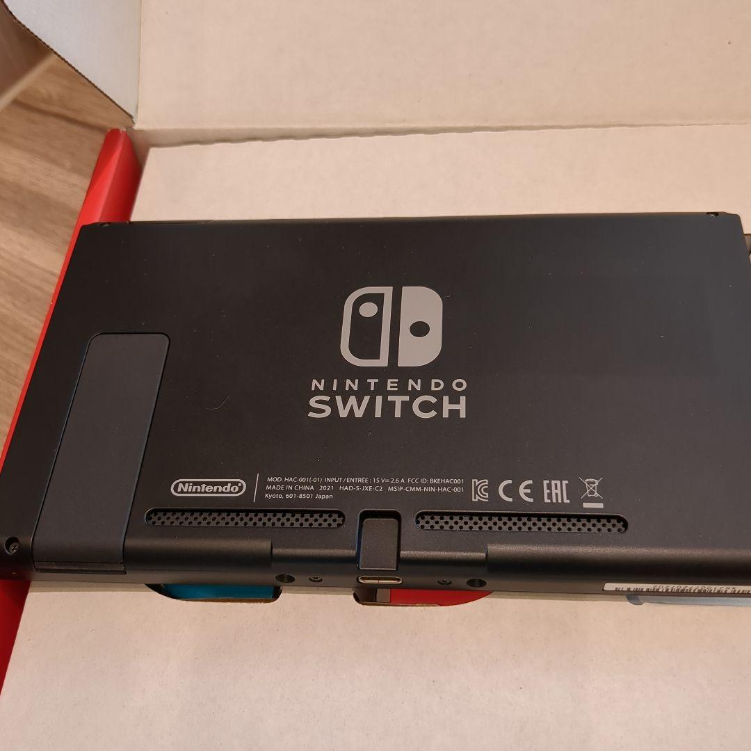 【美品】2021年製　Switch 本体 バッテリー強化版
