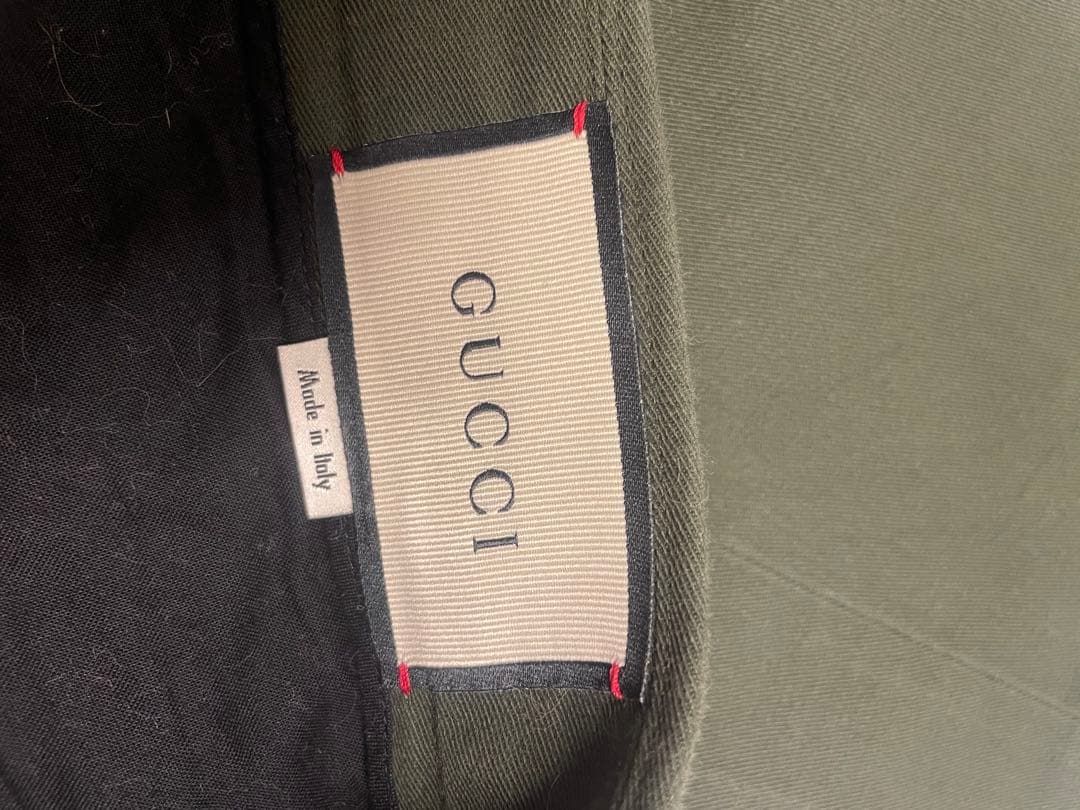 GUCCI オリーブグリーン チノパン　size48