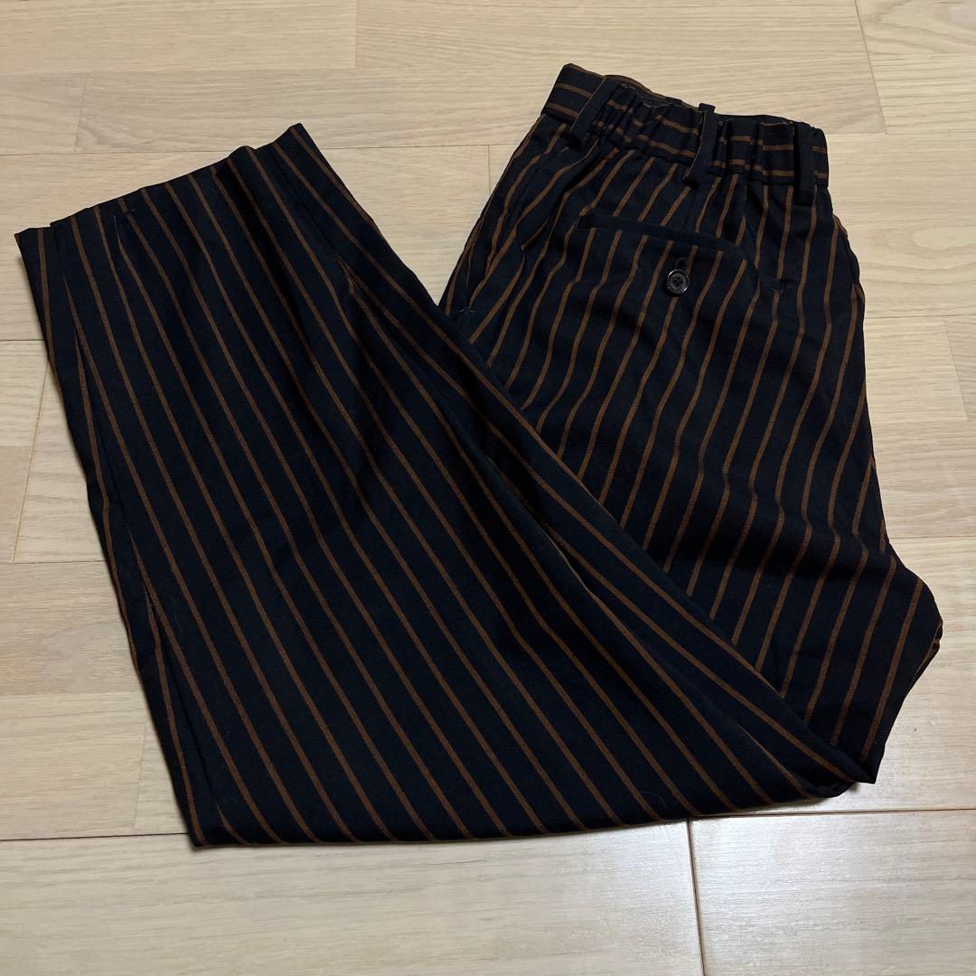 MARKAWARE オーガニックウールトロピカル　ブラウンストライプ