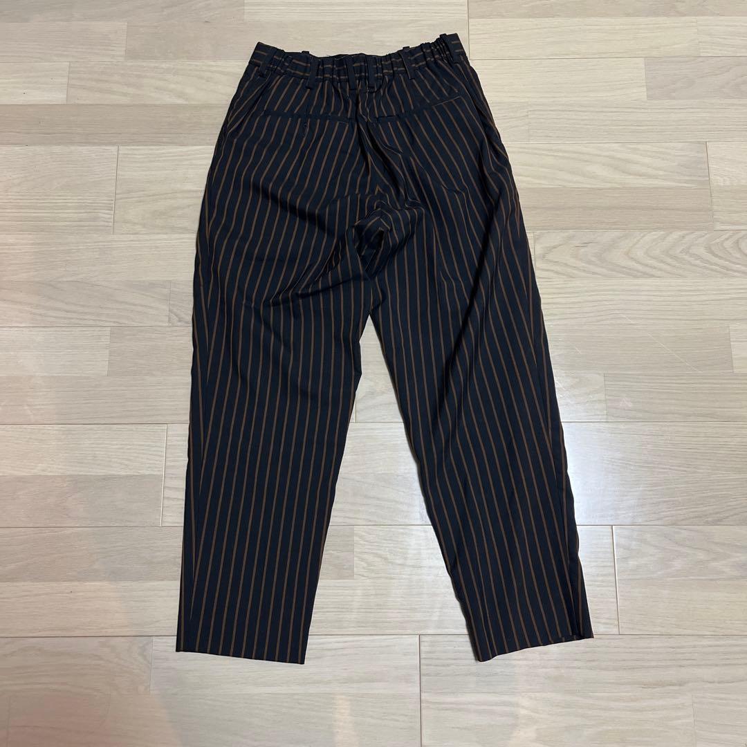 MARKAWARE オーガニックウールトロピカル　ブラウンストライプ