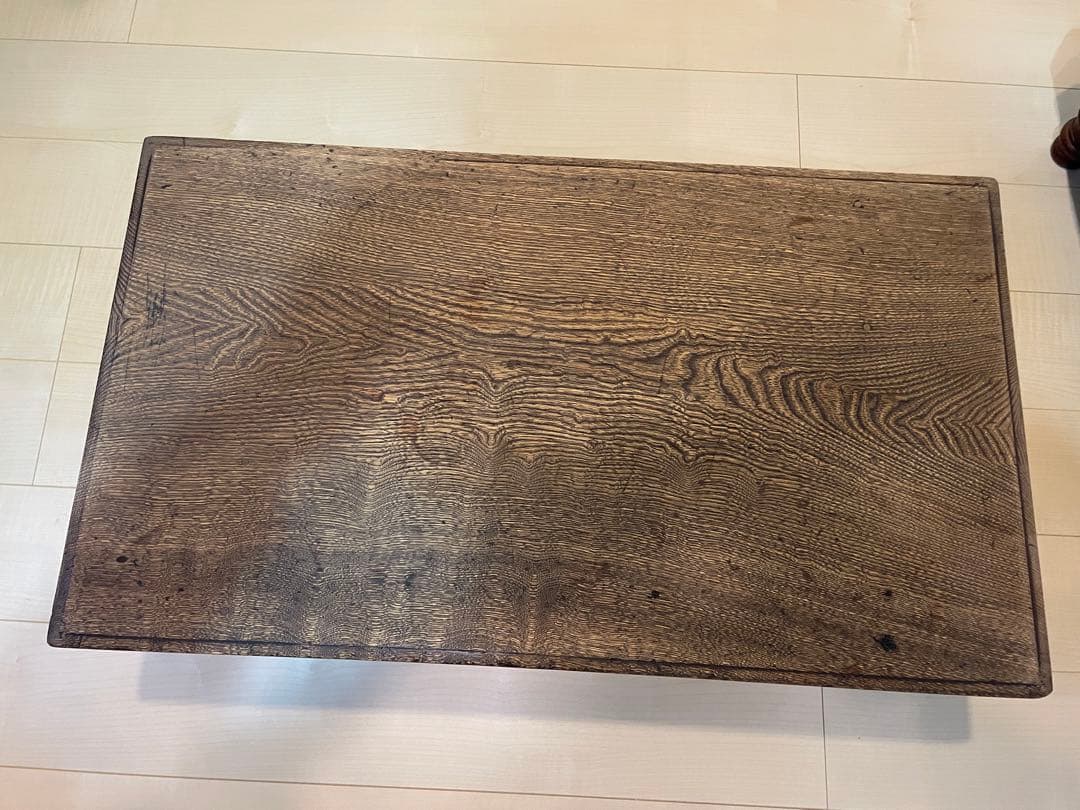 ろくろ脚 アンティーク ちゃぶ台 文机