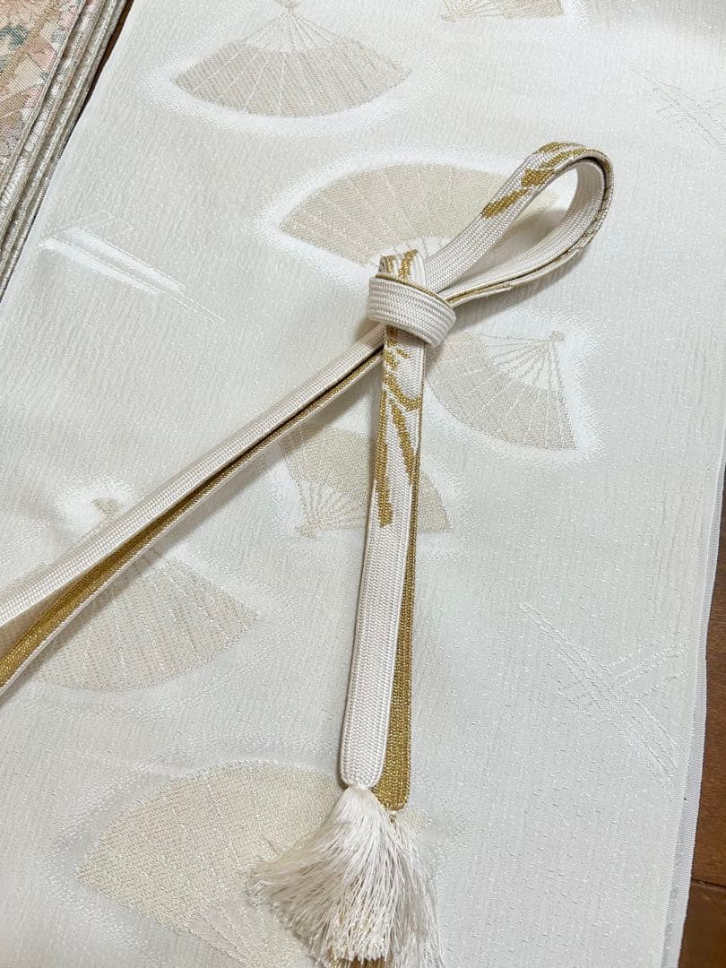 yan　裄丈長め　鈴乃屋誂製　ガード加工済み　正絹訪問着　フルセット4点