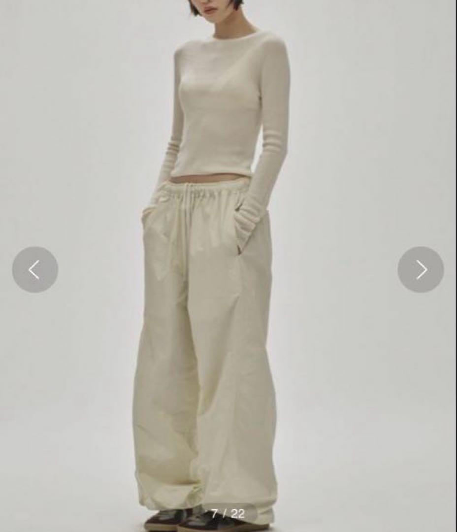 TODAYFUL Compact Smooth Knit アイボリー