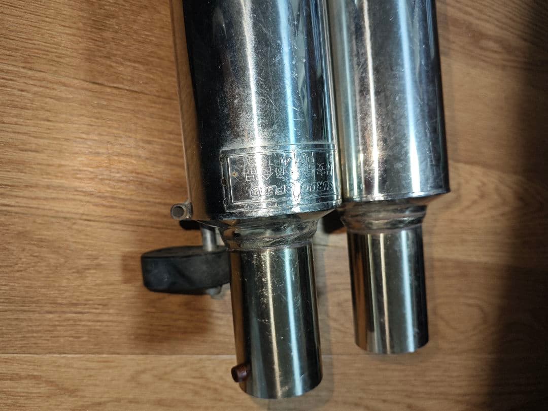 ギャランフォルティス　社外マフラー　CY4A 　エキゾースト　ワンオフ加工品