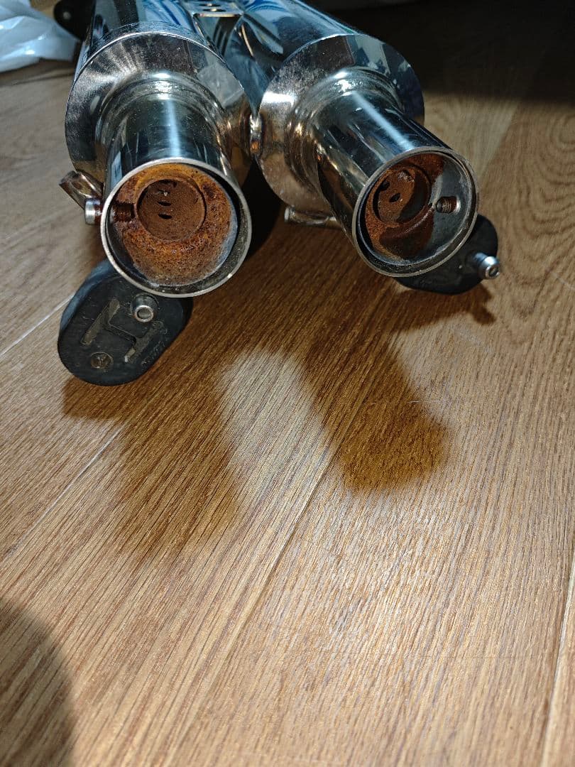 ギャランフォルティス　社外マフラー　CY4A 　エキゾースト　ワンオフ加工品