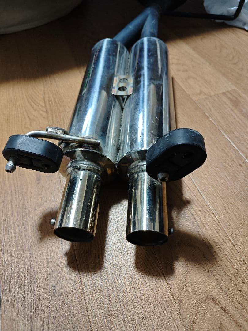 ギャランフォルティス　社外マフラー　CY4A 　エキゾースト　ワンオフ加工品