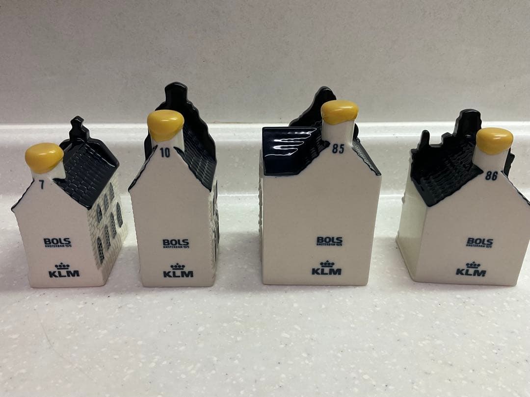 未開封KLM BOLS デルフトハウス 4点セット No.7 10 85 86