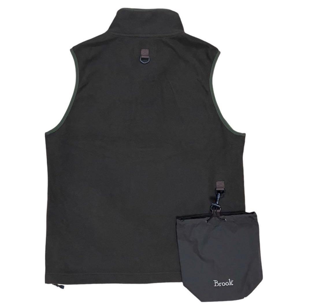 2023aw Brook Fleece Vest ブルック フリース brown