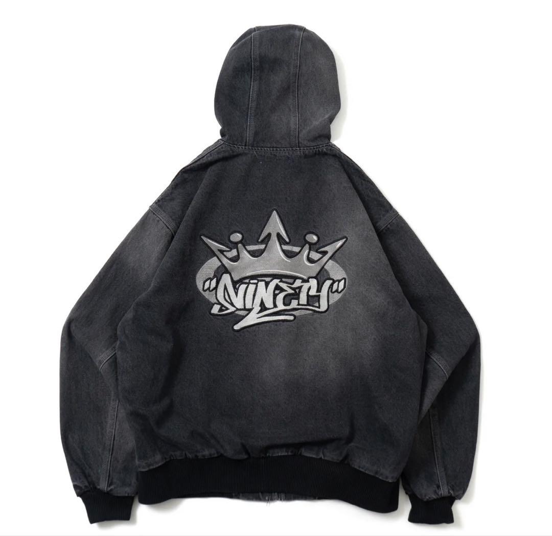 King Logo Vintage Denim Hoodie 新品未使用