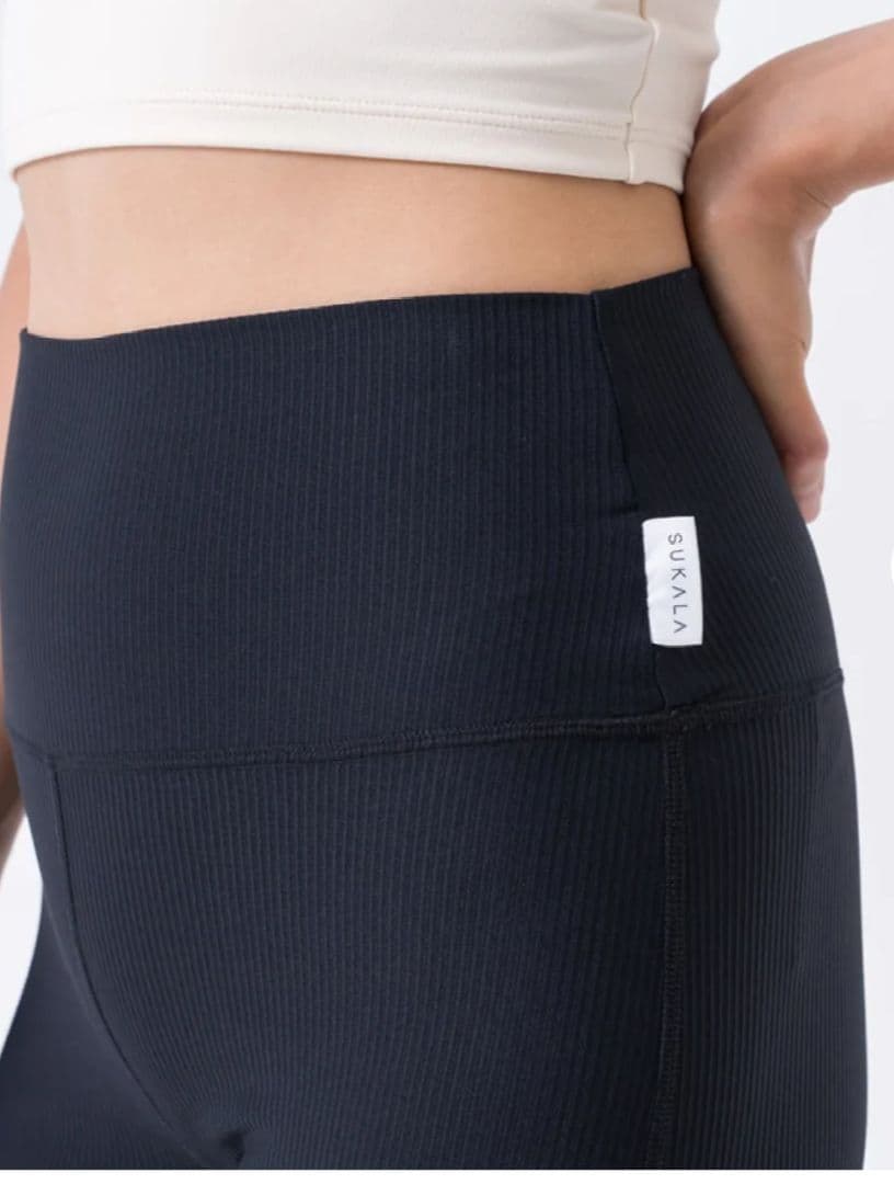 【新品】 2点セット サイドギャザーカップ付きTee フレアリブパンツ Lサイズ