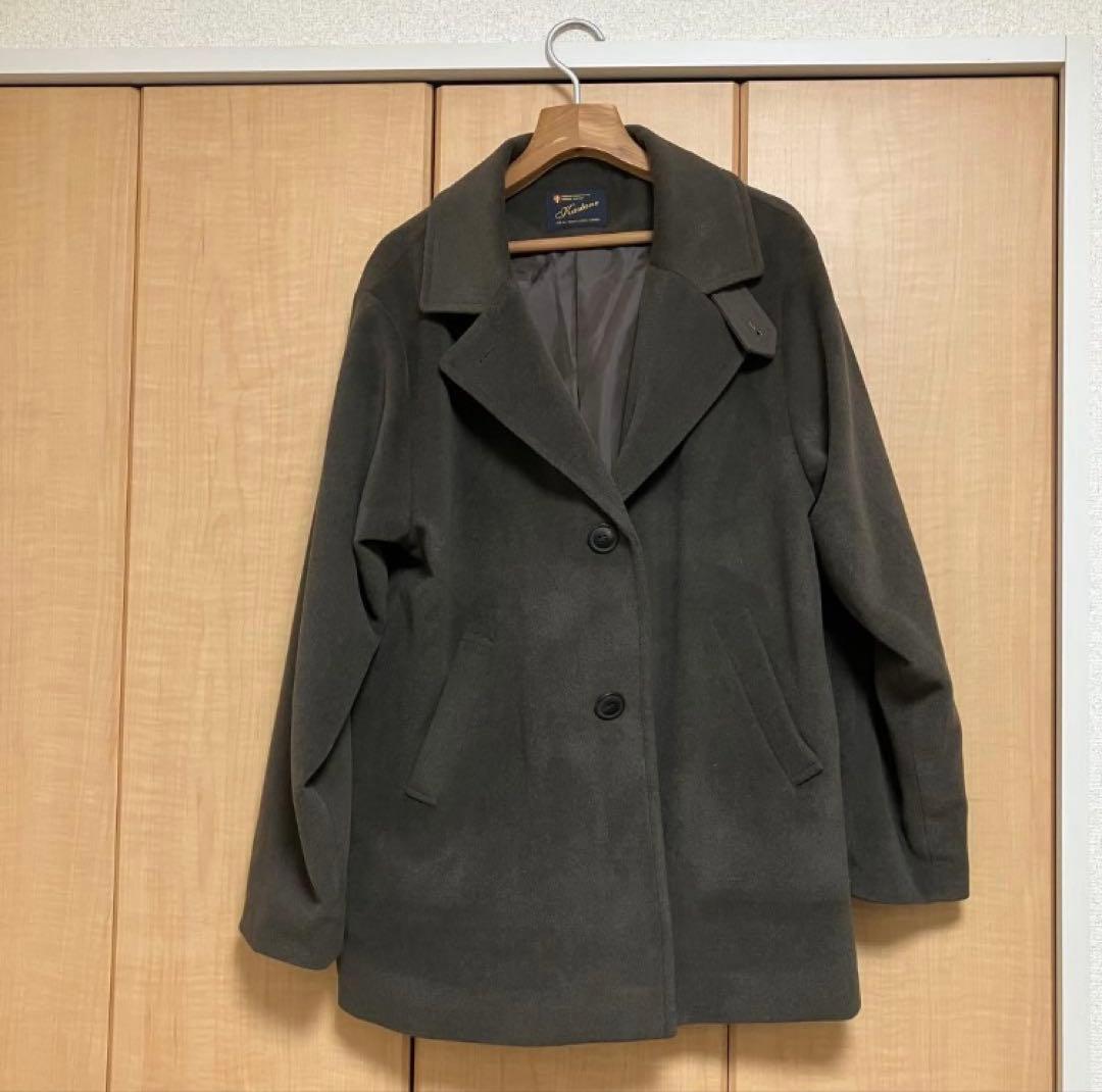 kastane 江口　eguchi企画　コート　ウールライクジャケット　ブラウン