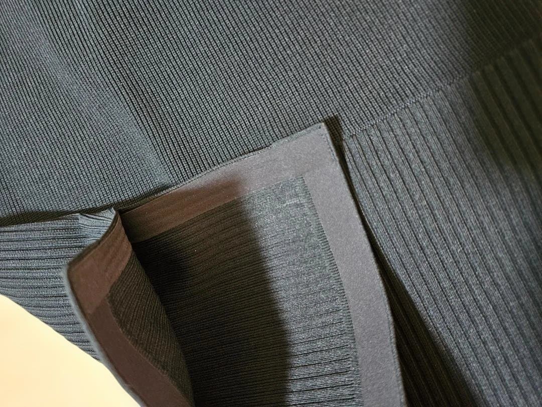 パーリーゲイツPGG 黒リブセーターsize6