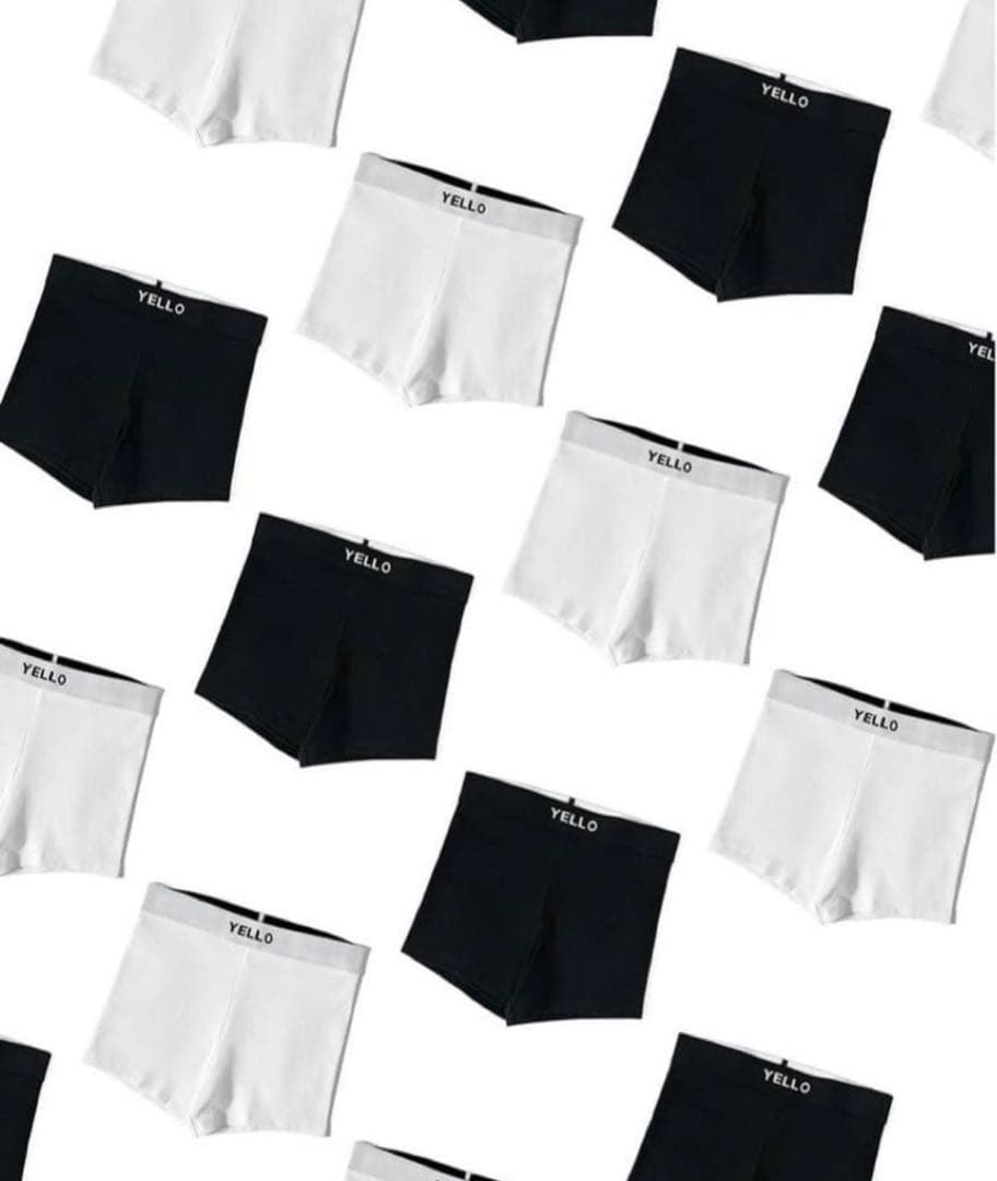 新品未使用 YELLO ボクサーパンツ ホワイト FREE