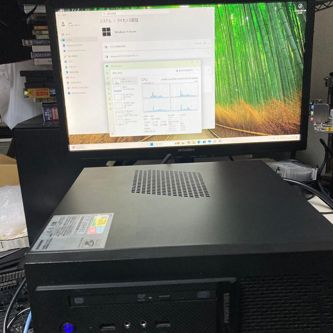 【Win11対応小型PC】FRONTIER i3 8100 16GB SSD搭載